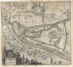 1711 - Liège - vieille carte de 322 ans !, Antiquités & Art, Envoi