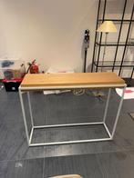 Console tafel beige/wit, Huis en Inrichting, Ophalen, Zo goed als nieuw