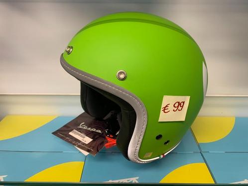 Nieuwe helm Vespa Color Green XS, Fietsen en Brommers, Brommerhelmen, Nieuw, Extra small of kleiner, Ophalen