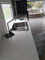 Stacaravan volledig gerenoveerd + pelletkachel, Caravanes & Camping, Caravanes résidentielles, Jusqu'à 2