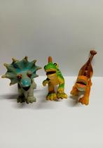 90's Gosnell Dinosaur Toys Dino Cartoon Big Eyes Lot of 3, Ophalen of Verzenden, Zo goed als nieuw