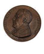 Frans Claessens bronzen wandplaat., Antiquités & Art, Bronze, Enlèvement ou Envoi
