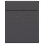 Buffet gris 60x30x75 cm en bois traité, Maison & Meubles, Envoi, Neuf, Gris