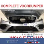 W213 AMG E43 E53 VOORBUMPER Mercedes E Klasse 2016-2021 ZILV, Gebruikt, Voor, Mercedes-Benz, Ophalen of Verzenden