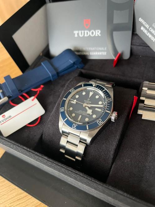 Tudor black bay 58 blue FULL SET 39mm GARANTIE, Handtassen en Accessoires, Horloges | Heren, Zo goed als nieuw, Ophalen