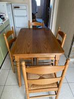 Gratis - Tafel + 4 stoelen, Ophalen, Gebruikt, Vier personen