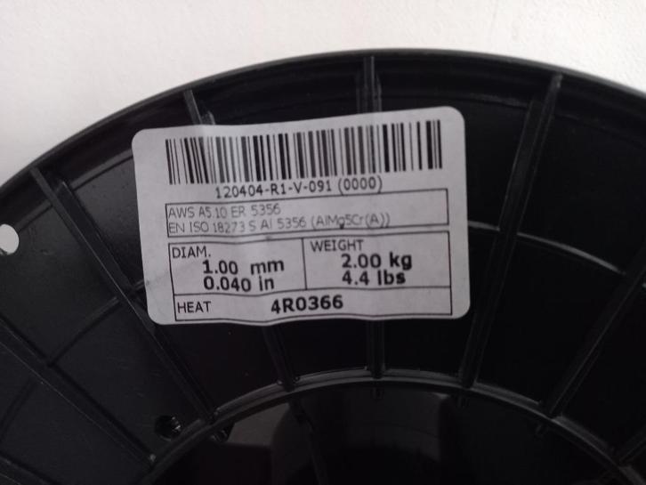 lasdraad mig / mag D200 aluminium 2 kg 1,0 mm, Auto diversen, Overige Auto diversen, Ophalen of Verzenden
