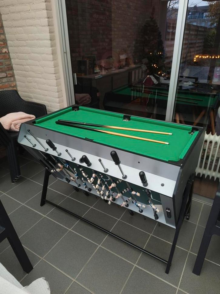 3 in 1 Game Tafel, Hobby en Vrije tijd, Gezelschapsspellen | Overige, Gebruikt, Drie of vier spelers, Ophalen