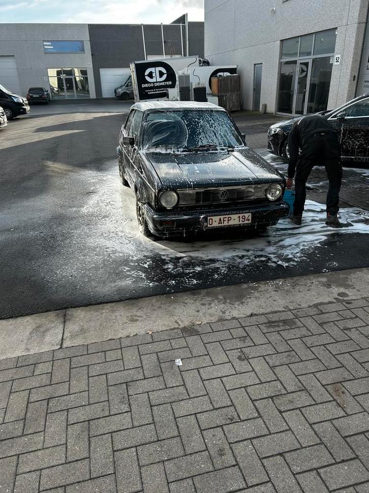 Golf mk1 cabrio 1992, Auto's, Volkswagen, Particulier, Golf, Benzine, Cabriolet, 3 deurs, Handgeschakeld, Groen, Blauw, Stof, Voorwielaandrijving