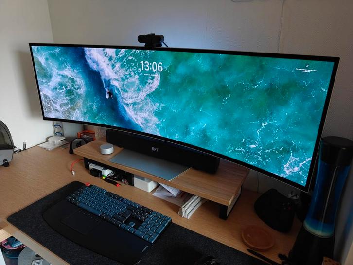 Samsung Odyssey G9 OLED G93SC 49", Computers en Software, Monitoren, Zo goed als nieuw, 201 Hz of meer, DisplayPort, HDMI, Gaming