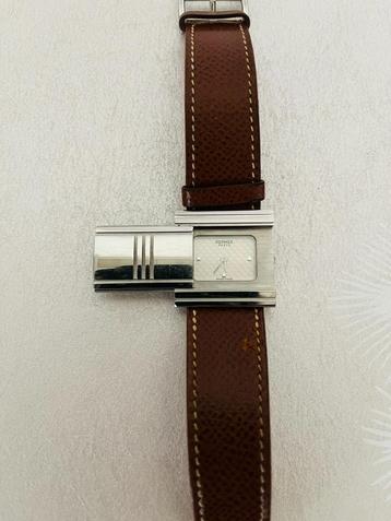 Montre Hermès Glissade pour femme en état de marche, Montre-bracelet, Autres marques, Enlèvement ou Envoi, Cuir