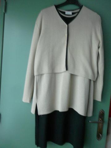 Vintage: 3 delig ensemble in fijne tricot maat M/L beschikbaar voor biedingen