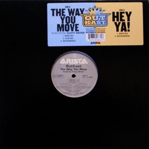 12"  OutKast ‎– The Way You Move / Hey Ya!, Cd's en Dvd's, Vinyl | Hiphop en Rap, Gebruikt, 12 inch, Ophalen of Verzenden