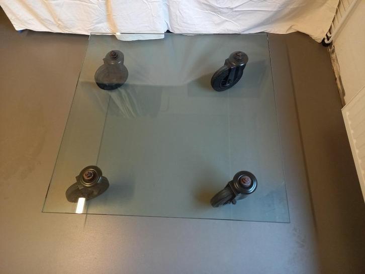 Salontafel Gae Aulenti 100 x 100 cm, Huis en Inrichting, Tafels | Salontafels, Gebruikt, Minder dan 50 cm, 50 tot 100 cm, 50 tot 100 cm