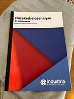 Onzekerheidsanalyse KU Leuven Groep T industrieel ingenieur, Enlèvement ou Envoi, Christel Willemaerts, Autres niveaux, Comme neuf