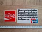 Lot vintage stickers - merken Coca Cola en Pepsi Cola, Verzamelen, Ophalen of Verzenden, Zo goed als nieuw, Overige typen