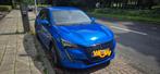 Peugeot E-208 50 KWH Allure 136 AT, Auto's, Zwart, Blauw, Leder en Stof, Elektrisch