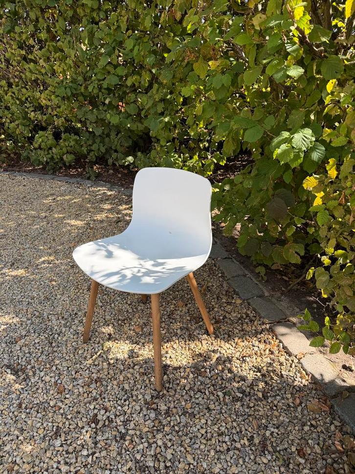 4x HAY AAC12 stoelen, Huis en Inrichting, Stoelen, Zo goed als nieuw, Wit, Ophalen