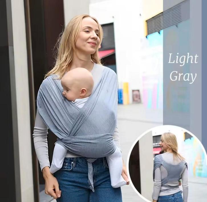 Nieuw draagdoek / sling – lichtgrijs, Kinderen en Baby's, Babydragers en Draagdoeken, Nieuw, Draagdoek, Ophalen