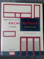 545) Repertorium van de architectuur in België, Architectuur algemeen, Ophalen of Verzenden, Zo goed als nieuw