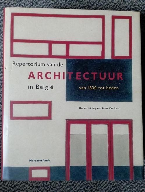 545) Repertorium van de architectuur in België, Boeken, Kunst en Cultuur | Architectuur, Zo goed als nieuw, Architectuur algemeen
