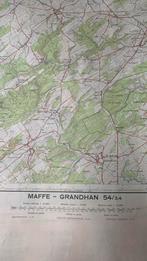 Carte topographique, Belgique, Enlèvement, Utilisé, Autres types