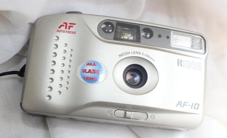 Richoh af 10 : pocket argentique, TV, Hi-fi & Vidéo, Appareils photo analogiques, Utilisé, Compact, Autres Marques, Enlèvement ou Envoi