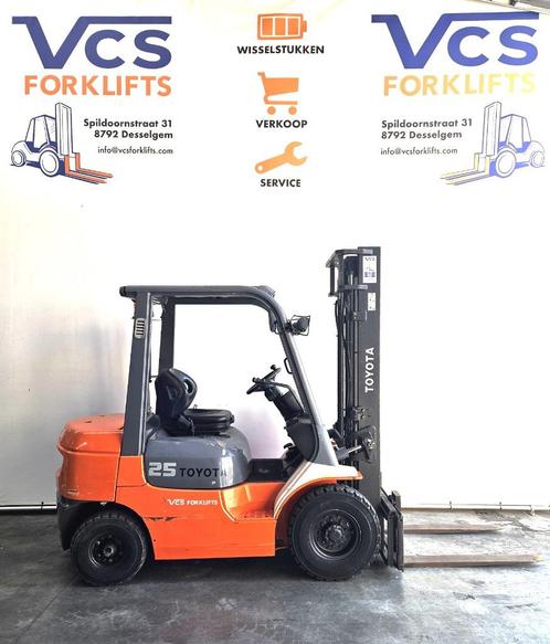 toyota heftruck diesel 2.5 ton, Zakelijke goederen, Machines en Bouw | Heftrucks en Intern transport, Heftruck, Diesel, 2000 tot 3000 kg