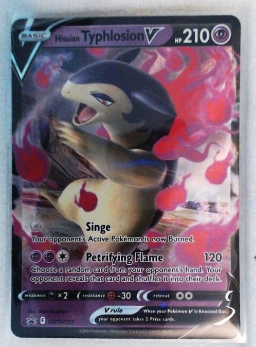 Hisuian Typhlosion V - SWSH237, Hobby en Vrije tijd, Verzamelkaartspellen | Pokémon, Nieuw, Losse kaart, Ophalen of Verzenden