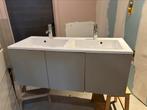 Badkameronderkast + lavabo + kranen, Huis en Inrichting, Ophalen, Gebruikt, Wastafelkast