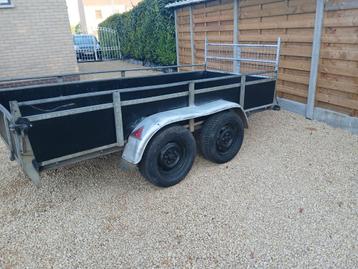 Sterke dubbelasser 300 x 130 cm  750 kg 