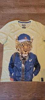 gele t-shirt Here and there met tekening (C&A) maat 164, Kinderen en Baby's, Kinderkleding | Maat 164, C&A, Ophalen of Verzenden