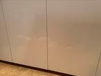 Witte hoogglans dressoir, 25 à 50 cm, Modern, Autres essences de bois, Enlèvement