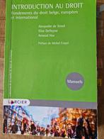 INTRODUCTION AU DROIT, Boeken, Ophalen, Zo goed als nieuw, Hoger Onderwijs, Larcier