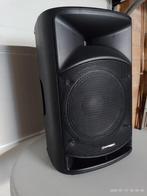 Enceintes amplifiées Audiophony GOA MT12A + housses + pieds, Audio, Tv en Foto, Luidsprekerboxen, Ophalen, Gebruikt, Front, Rear of Stereo speakers