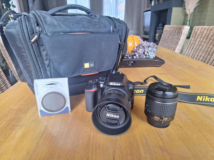 Nikon D3500 camera met veel extras, Audio, Tv en Foto, Fotocamera's Digitaal, Zo goed als nieuw, Compact, Nikon, Geen optische zoom
