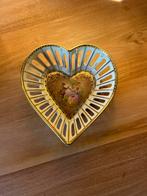 Plat en porcelaine de Bavière vintage cœur, couple amour., Ophalen of Verzenden