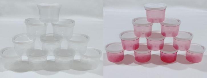 Plastic Potjes Met Deksel - 30ml - 10st - Mengpotjes - Medic, Hobby en Vrije tijd, Knutselen, Gebruikt, Gereedschap of Accessoires