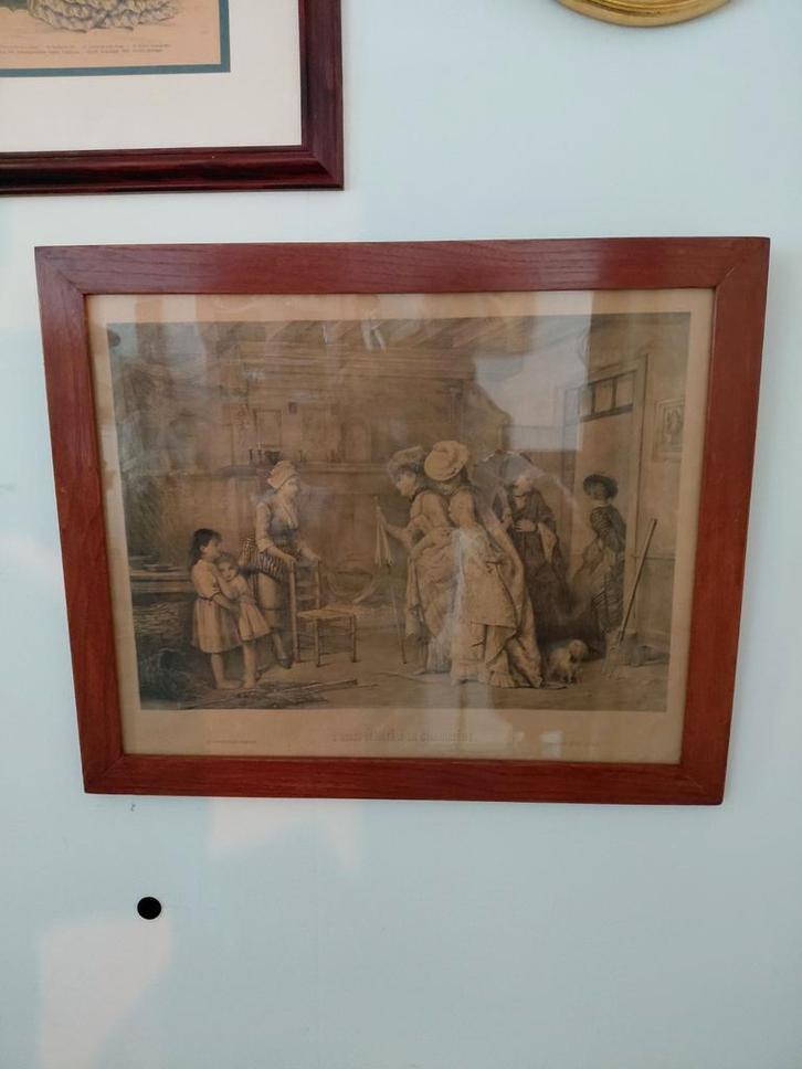 Kader l'hospitalité à la chaumière, Antiek en Kunst, Curiosa en Brocante, Ophalen of Verzenden