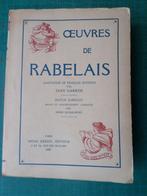Oeuvres de Rabelais – 1936 – 629 pages, Gelezen, Europa overig, Ophalen of Verzenden, Rabelais