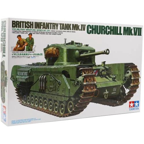 Tamiya 35210 british churchill vii tank militaire 1:35 modèl, Hobby & Loisirs créatifs, Modélisme | Autre, Neuf, Enlèvement ou Envoi