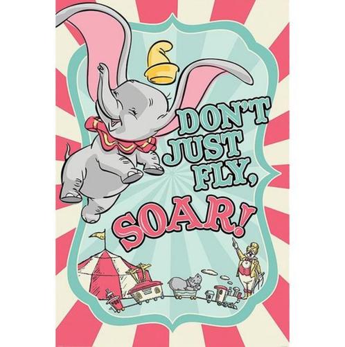 Dombo / Dumbo - Maxi Poster - Disney, Kinderen en Baby's, Kinderkamer | Inrichting en Decoratie, Nieuw, Wanddecoratie, Ophalen of Verzenden