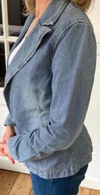 Jeans blazer, gestreept, super tof model, nieuw staat, 36, Kleding | Dames, Jasjes, Kostuums en Pakken, VNL, Ophalen of Verzenden