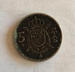5 peseta’s 1975 - Spanje, Ophalen of Verzenden