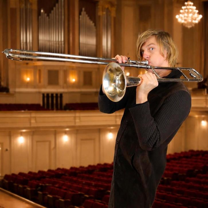 Antoine Courtois Tenortrombone (Small Bore) – Parijs, Muziek en Instrumenten, Blaasinstrumenten | Trombones, Gebruikt, Met koffer