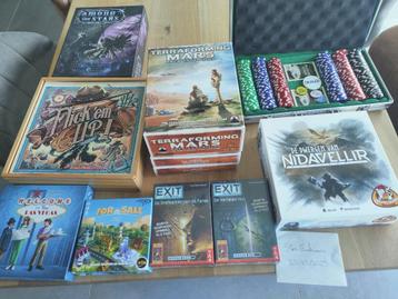 Verschillende boardgames - Terraforming Mars - Exit games beschikbaar voor biedingen