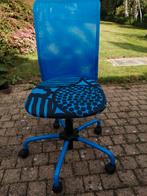 Chaise de bureau Ikea bleu enfant (Herzele), Comme neuf, Bleu, Chaise de bureau, Ergonomique