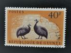 Guinée 1961 - estampillé - oiseaux - Pintade, Timbres & Monnaies, Timbres | Afrique, Guinée, Affranchi, Enlèvement ou Envoi