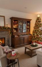 Teak Apothekerskast Buffetkast Vitrinekast., Huis en Inrichting, Klassiek Teak, Glas, 200 cm of meer, Met deur(en)