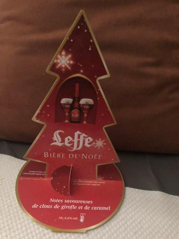 Panneau publicitaire Leffe Christmas Beer Table 20 cm, Enlèvement ou Envoi, Leffe